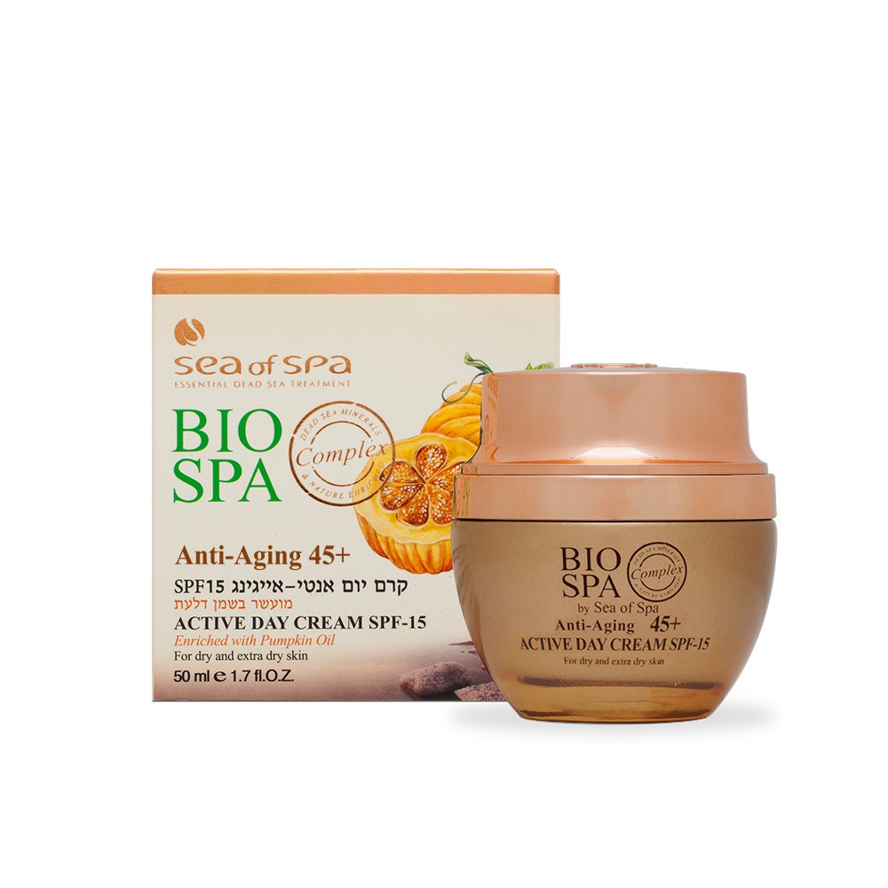 BIOSPA קרם יום אנטי אייג׳ינג  מועשר בשמן דלעת