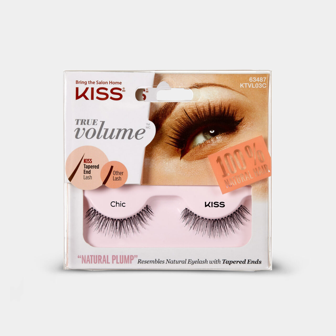 ריסים מלאכותיים True Volume Lash Chic + דבק – קיס